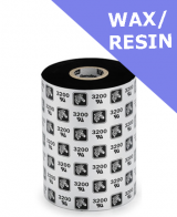 Zebra 3200 wax / resin thermal transfer ribbons - 60mm x 300m (03200BK06030)