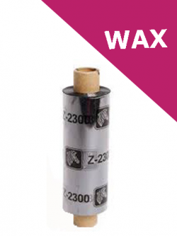 Zebra 2300 wax - 56.9mm x 74m (800132-002)