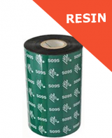 Zebra 5095 resin thermal transfer ribbons - 110mm x 300m (05095BK11030)