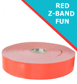 RED Zebra Z-Band Fun wristbands - 25mm x 254mm (10012712-1)
