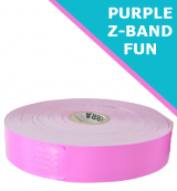 PURPPLE Zebra Z-Band Fun wristbands - 25mm x 254mm (10012712-7)