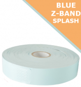 BLUE Zebra Z-Band Splash wristbands - 25mm x 254mm (10012718-3)