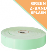 GREEN Zebra Z-Band Splash wristbands - 25mm x 254mm (10012718-4)