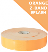 ORANGE Zebra Z-Band Splash wristbands - 25mm x 254mm (10012718-6)