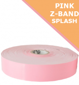 PINK Zebra Z-Band Splash wristbands - 25mm x 254mm (10012718-5)