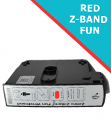 RED Zebra Z-Band Fun wristband cartridges - 25mm x 254mm (10012713-1K)