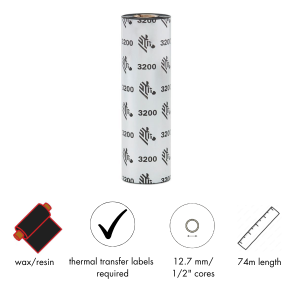 Zebra thermal transfer ribbons for ZD421 desktop printers