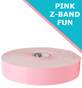 PINK Zebra Z-Band Fun wristbands - 25mm x 254mm (10012712-5)
